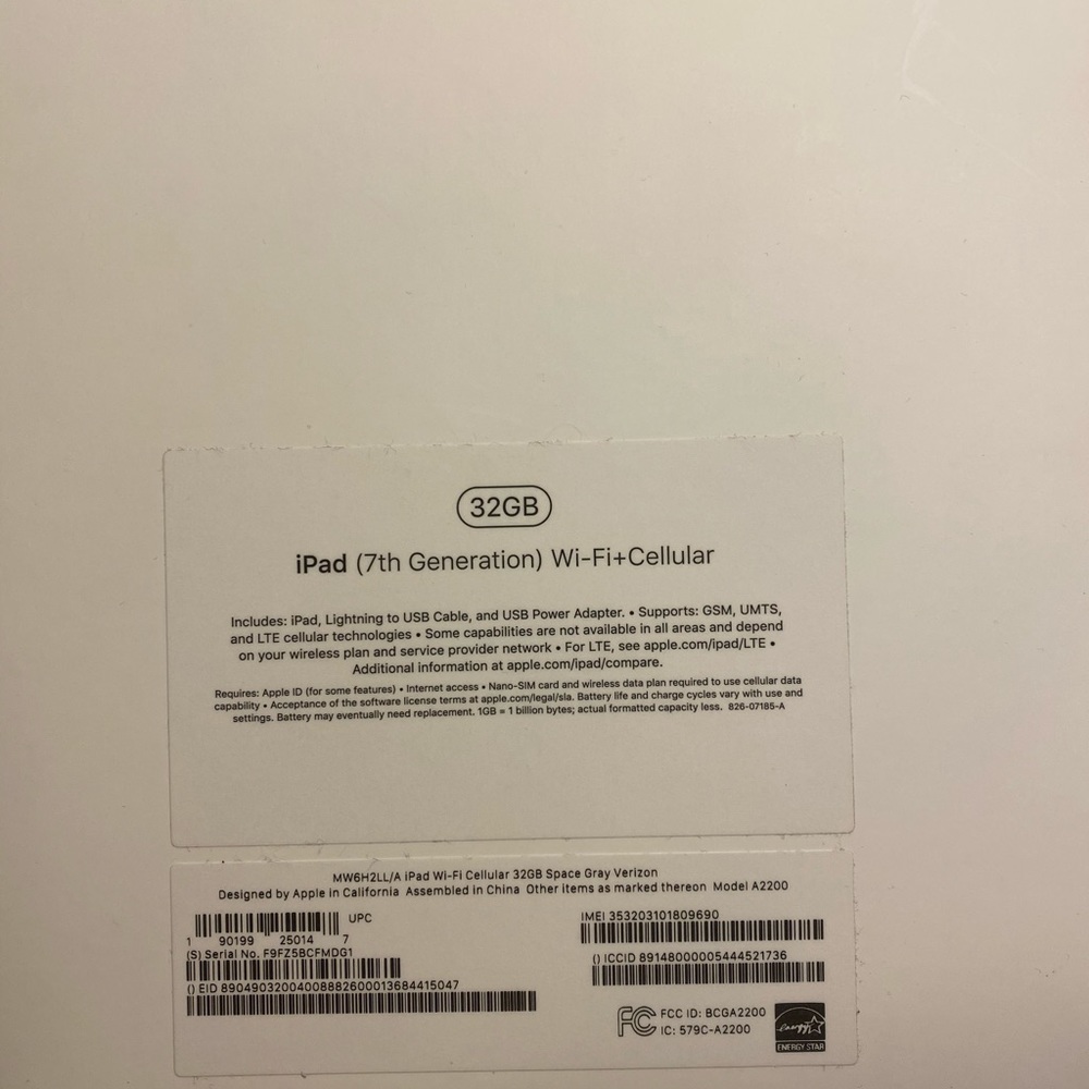 iPad (7th Generation) + Apple Pencil